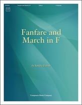 Fanfare and March in F Handbell sheet music cover